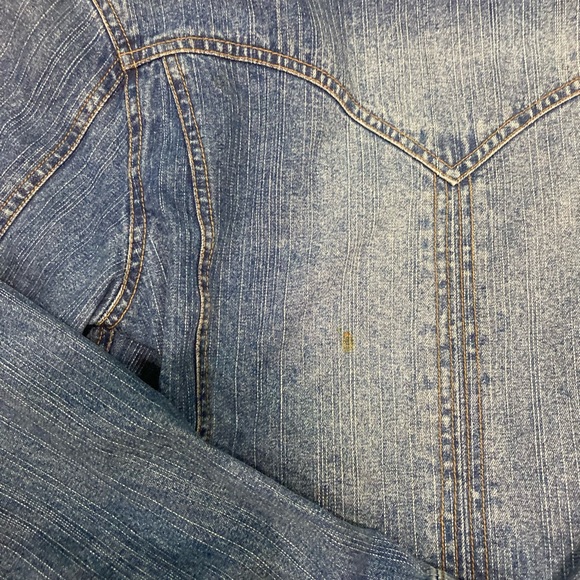 Seven7 jeans women’s Denim jacket size large - Picture 9 of 9